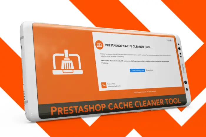 PrestaShop Cache Cleaner Tool. Herramienta de eliminación y limpieza de caché de PrestaShop